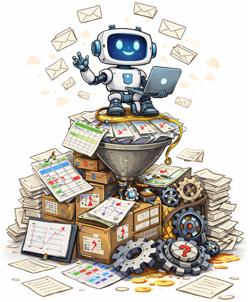 bot making a mess