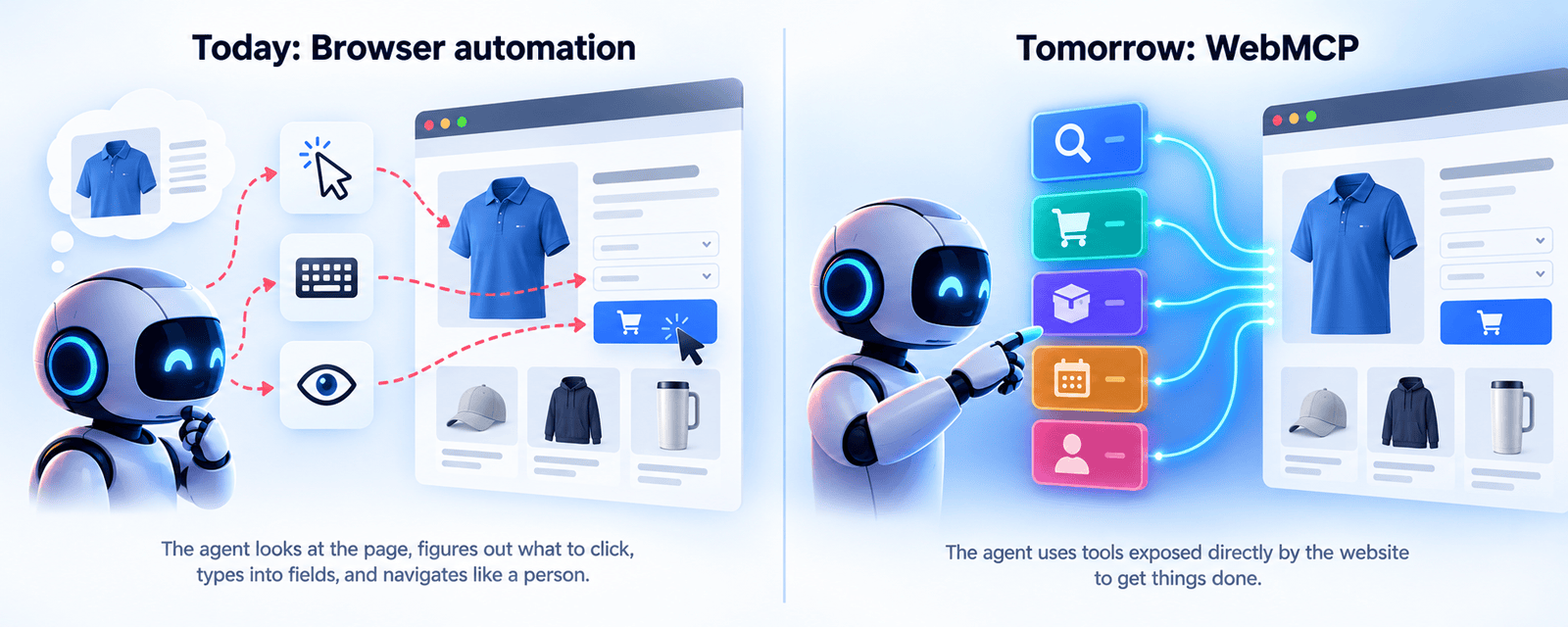 two types of browser automation